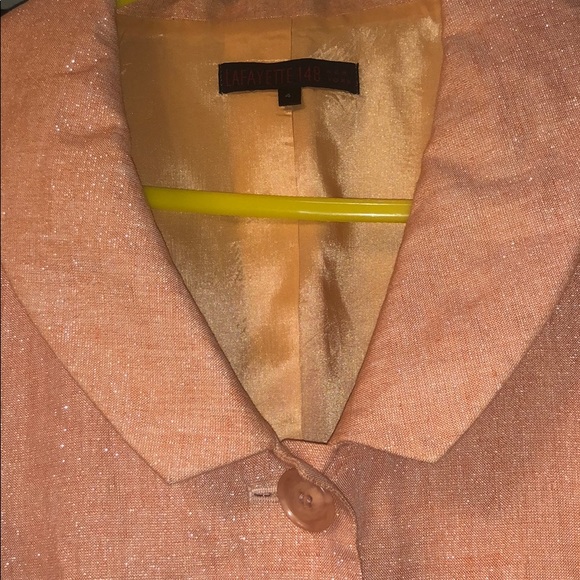 Lafayette 148 Peach shimmer Jacket - Picture 2 of 6